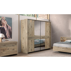 Anya - Armoire 2 portes coulissantes en 245 cm 